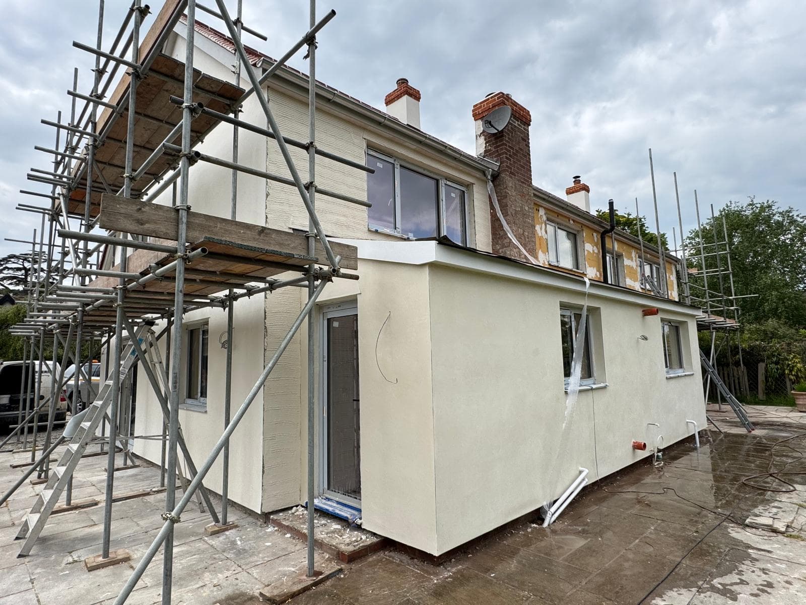 Twinstead lime re render over steico board - Image 6