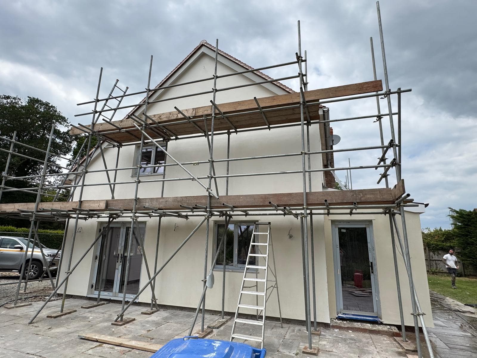 Twinstead lime re render over steico board - Image 10