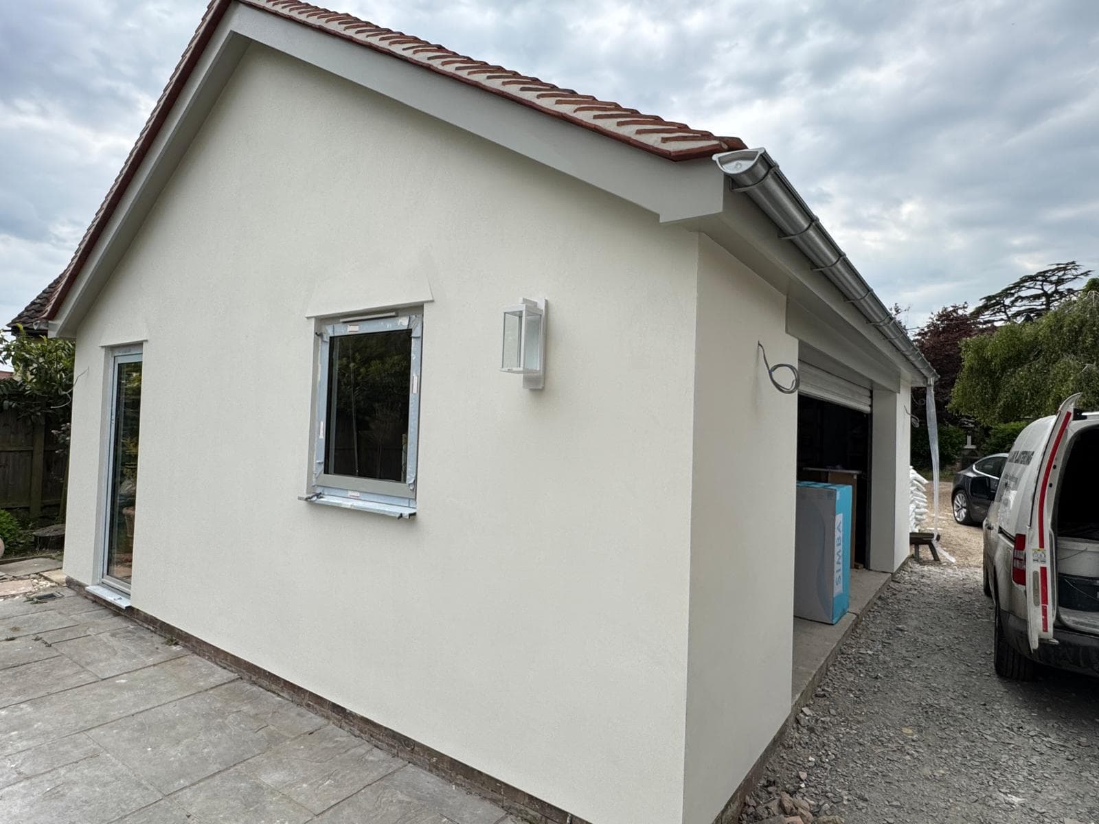 Twinstead lime re render over steico board - Image 14