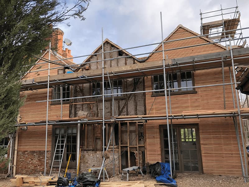 Ovington hall re lime render - Image 1