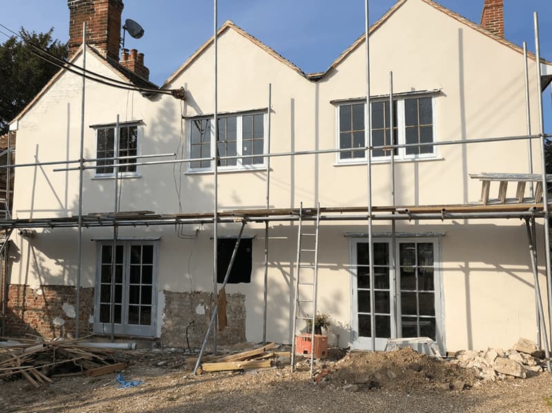 Ovington hall re lime render - Image 3