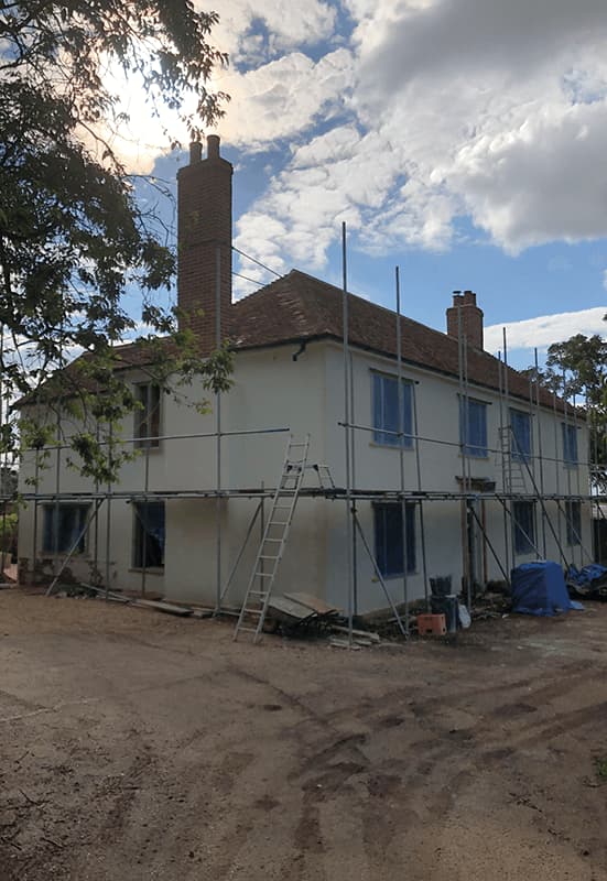Ovington hall re lime render - Image 10