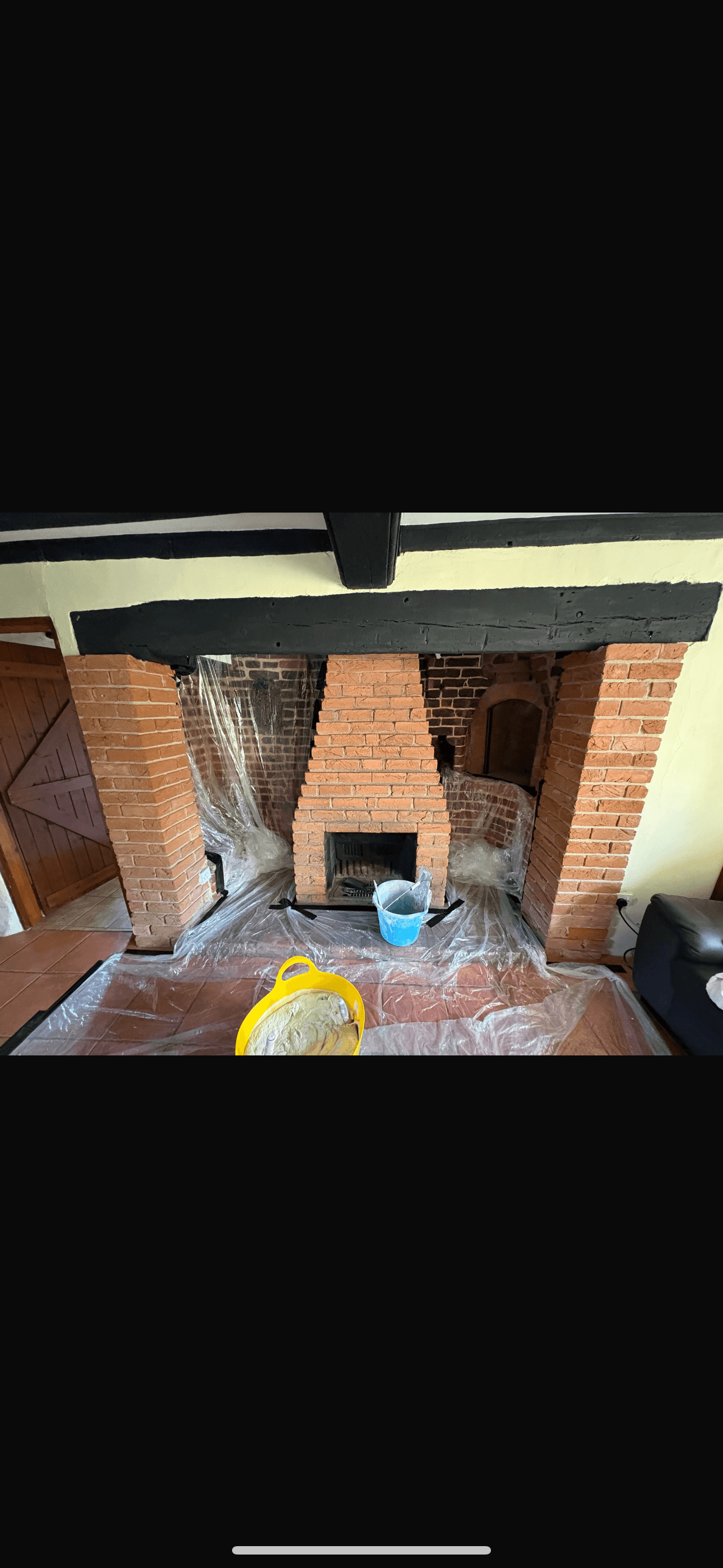 Lime fireplace - Image 4