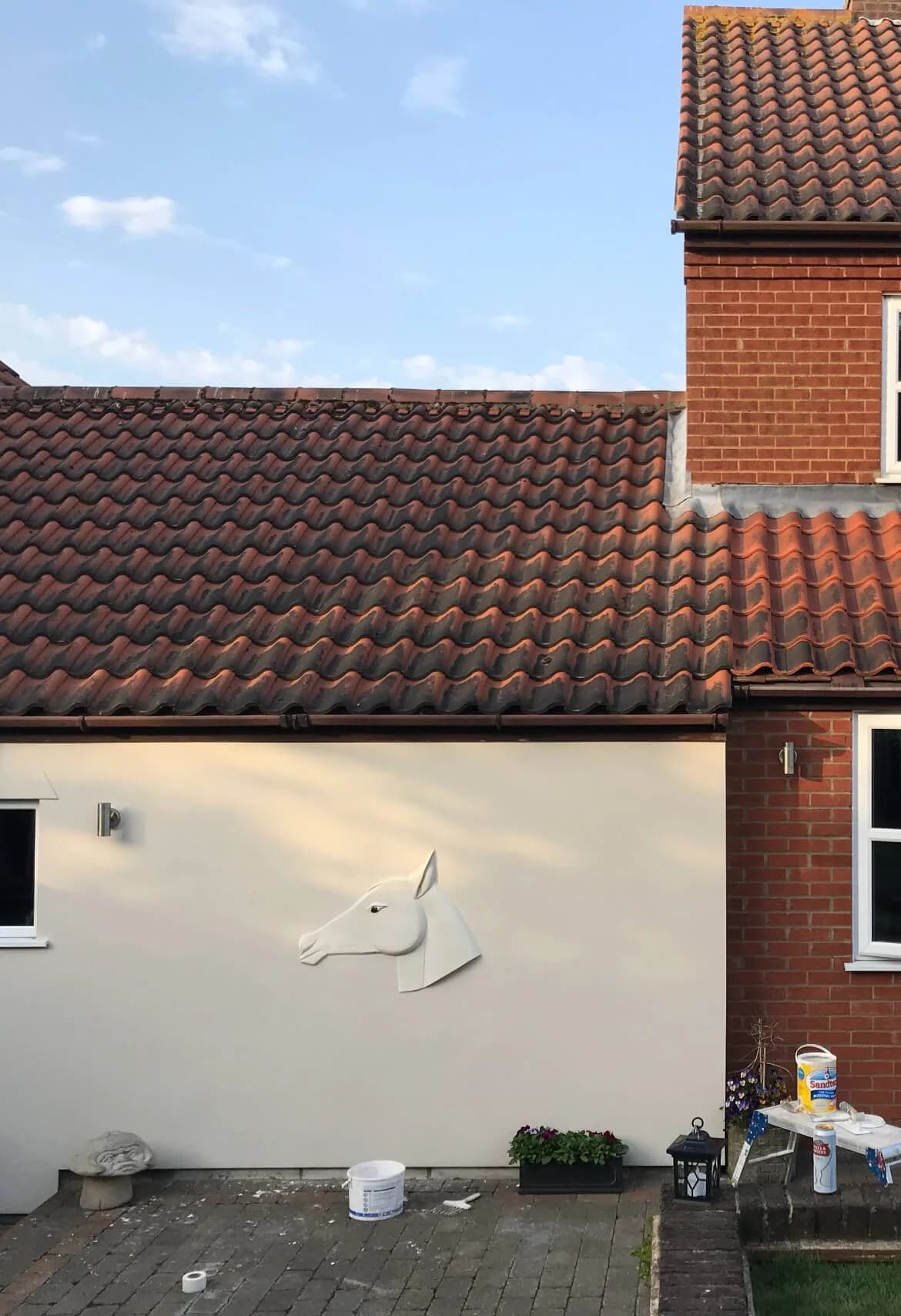 Horses head pargetting - Image 6