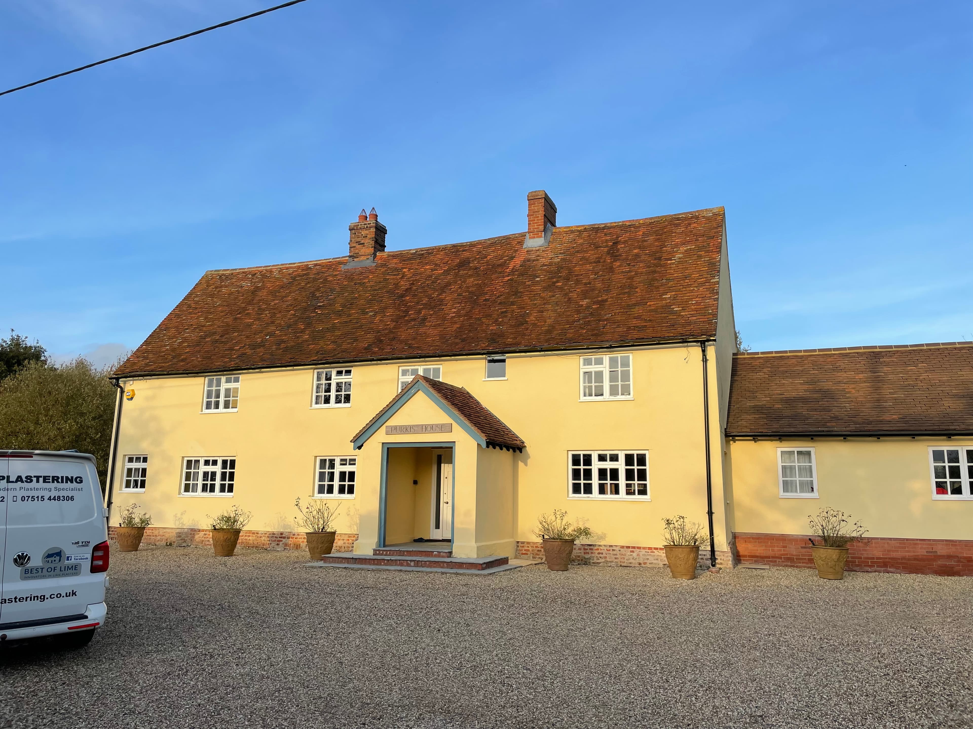 Borley lime plastering